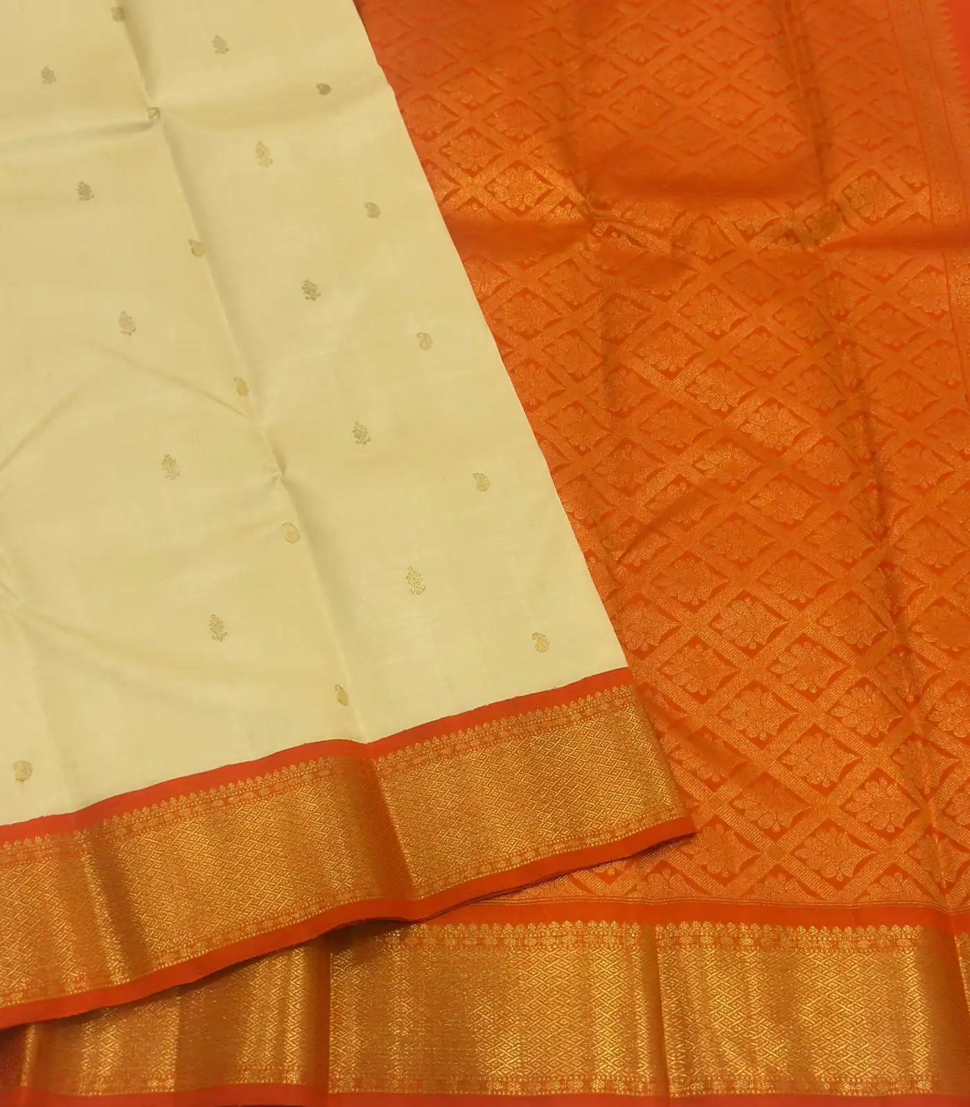Pure Kanchipuram Handloom Bridal Silk Woven Design Saree